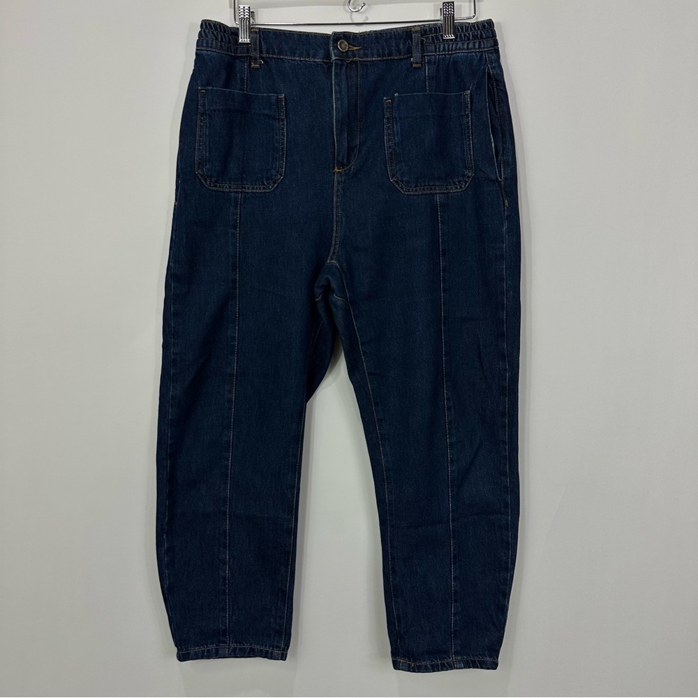 Zara Patch pocket Jeans size 8